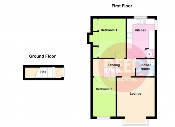 Floor Plan Image for 2 Bedroom Flat for Sale in South Avenue, Southend On Sea