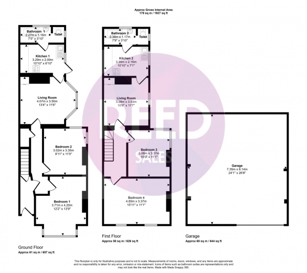 Floor Plan Image for 4 Bedroom Detached House for Sale in St Anns Road, Southend On Sea