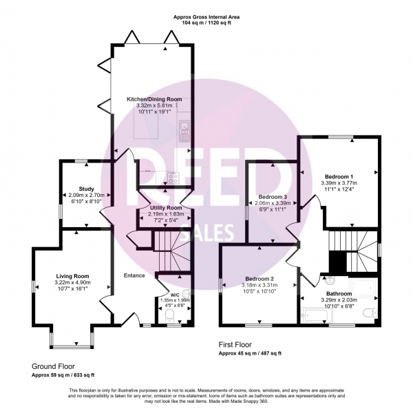 Floor Plan Image for 3 Bedroom Property to Rent in Torrington, Southend On Sea