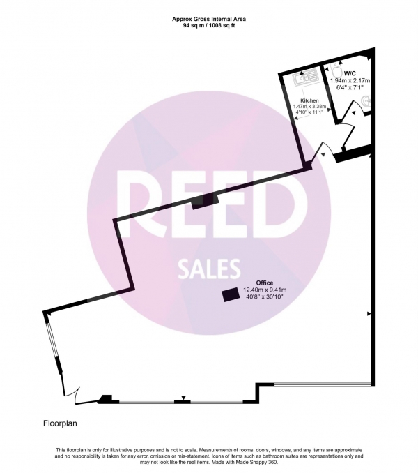 Floor Plan Image for Commercial Property to Rent in London Road, Westcliff On Sea