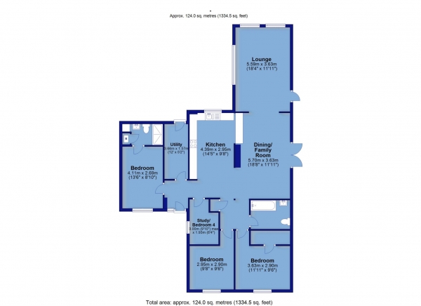 Floor Plan Image for 4 Bedroom Detached House for Sale in Portledge Place, Fairy Cross