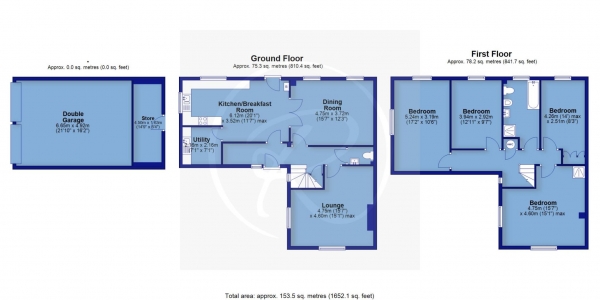 Floor Plan Image for 4 Bedroom Barn Conversion for Sale in Monkleigh Mill Lane, Buckland Brewer