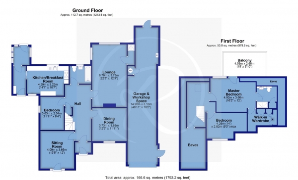 Floor Plan Image for 4 Bedroom Detached House for Sale in Bay View Road, Northam