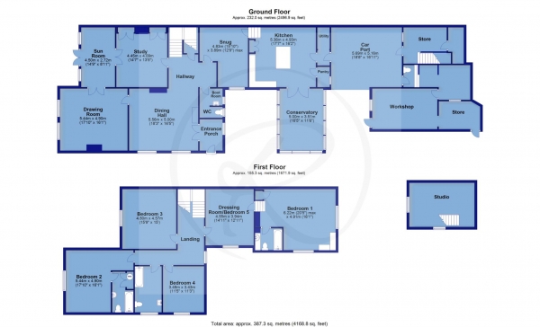 Floor Plan Image for 5 Bedroom Semi-Detached House for Sale in Heywood Road, Northam