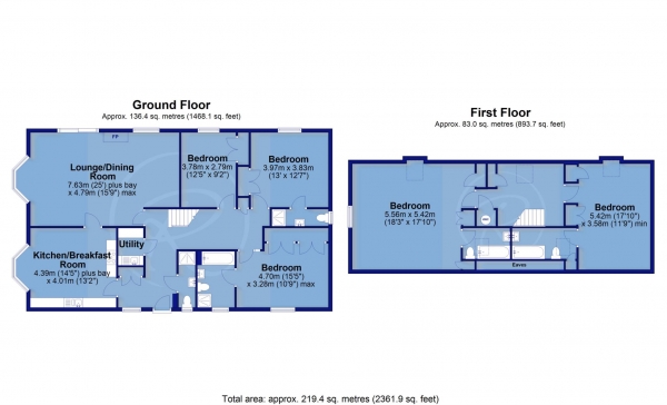 Floor Plan Image for 5 Bedroom Detached House for Sale in Watertown, Appledore