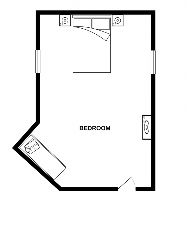 Floor Plan Image for 1 Bedroom House Share to Rent in Sparrowhawk Way, Jennett`s Park