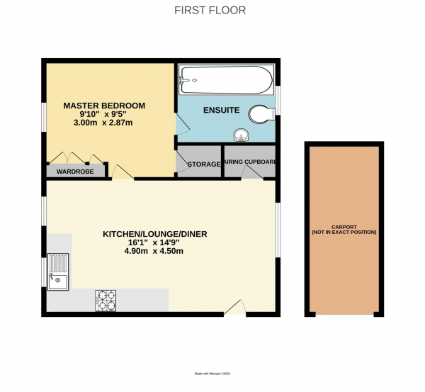 Floor Plan Image for 1 Bedroom Maisonette for Sale in Woodpecker Place, Bracknell