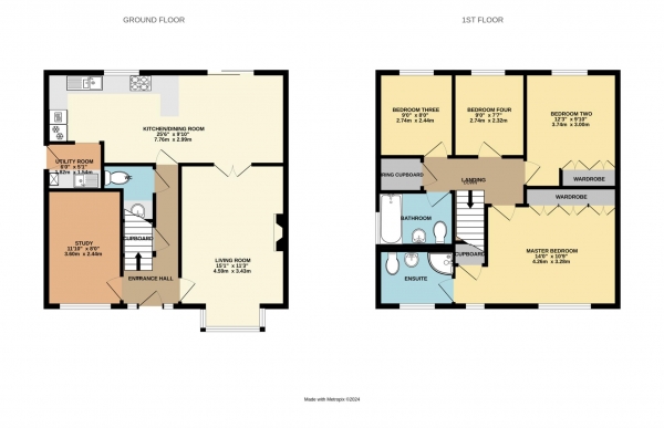 Floor Plan Image for 4 Bedroom Detached House for Sale in Walsh Avenue, Warfield