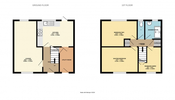 Floor Plan Image for 3 Bedroom Terraced House for Sale in Winchgrove Road, Bracknell