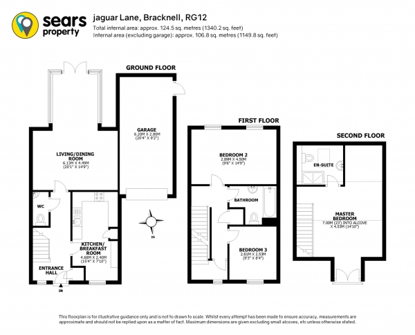 Floor Plan Image for 3 Bedroom Semi-Detached House for Sale in Jaguar Lane, Bracknell