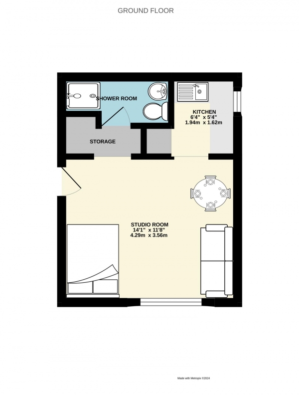 Floor Plan Image for Apartment for Sale in Chisbury Close, Bracknell