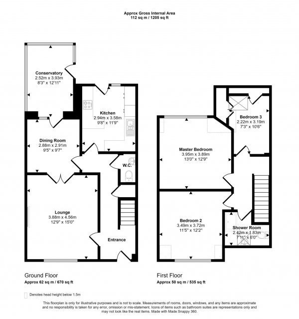 Floor Plan Image for 3 Bedroom Semi-Detached House for Sale in Joiners Way, Dunlop