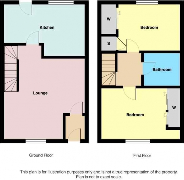 Floor Plan Image for 2 Bedroom Semi-Detached House for Sale in Culross way Moodiesburn