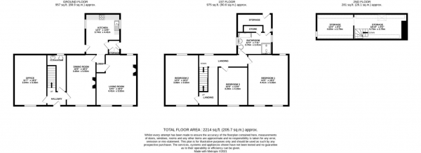 Floor Plan Image for 4 Bedroom Property to Rent in High Street, Nunney