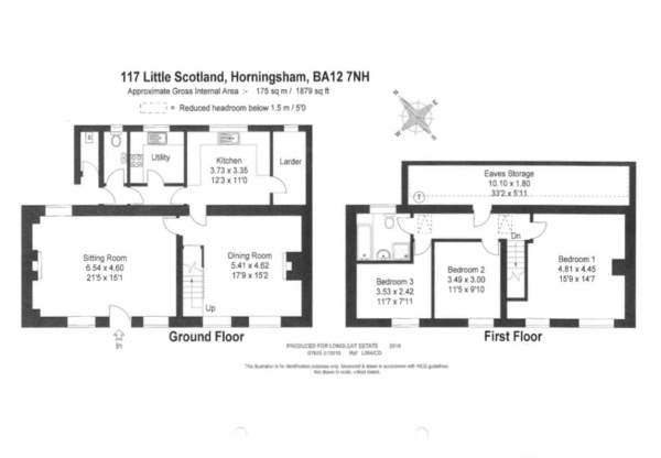 Floor Plan Image for 3 Bedroom Semi-Detached House to Rent in Scotland, Horningsham