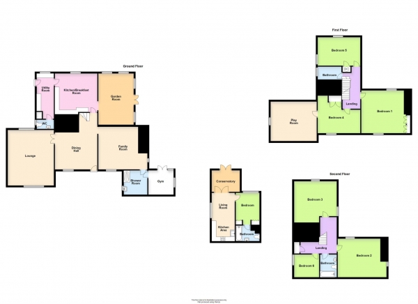 Floor Plan Image for 7 Bedroom Detached House for Sale in High Street, Haversham