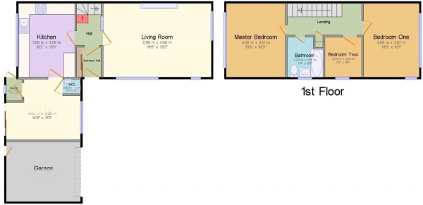 Floor Plan Image for 3 Bedroom Semi-Detached House for Sale in Wiltshire Close,