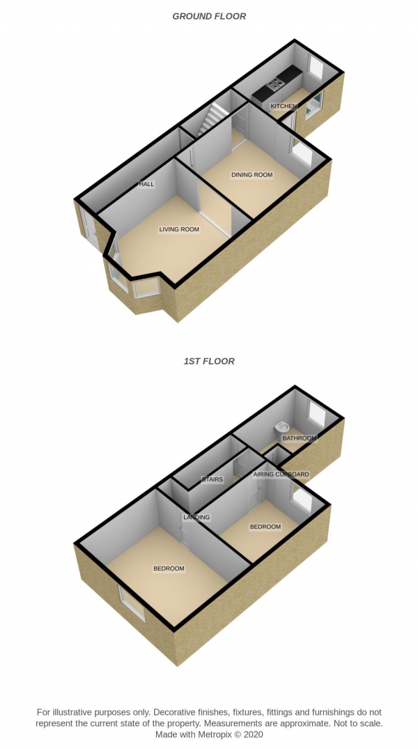 Floor Plan Image for 2 Bedroom Terraced House for Sale in Albemarle Road