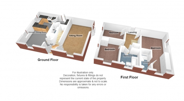 Floor Plan Image for 3 Bedroom Terraced House for Sale in Lisiuex Way, Taunton