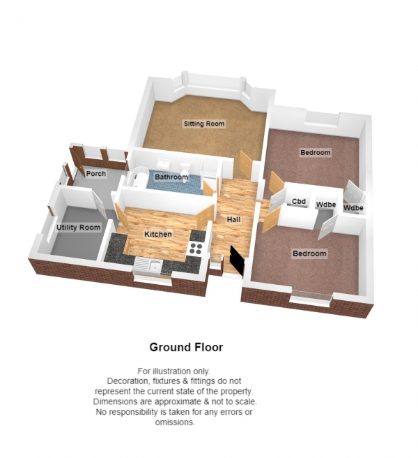 Floor Plan Image for 2 Bedroom Semi-Detached House for Sale in Sandene Close, Staplegrove