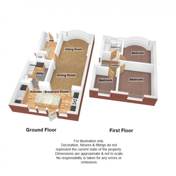 Floor Plan Image for 3 Bedroom Semi-Detached House for Sale in Priorswood Road, Taunton