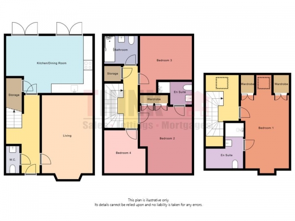 Floor Plan Image for 4 Bedroom Detached House for Sale in 4 Bed Detached Home