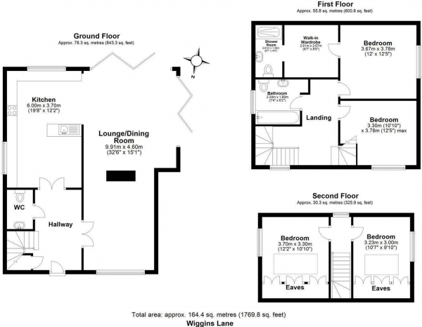 Floor Plan Image for 4 Bedroom Detached House for Sale in Wiggins Lane, Billericay