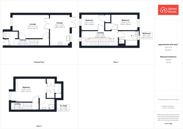 Floor Plan Image for 3 Bedroom Town House for Sale in Quinn Court, Lanark