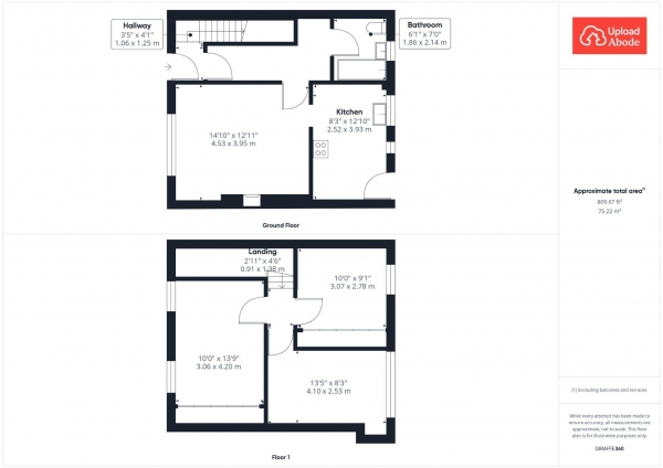 Floor Plan Image for 3 Bedroom Terraced House for Sale in Burns Road, Kirkmuirhill