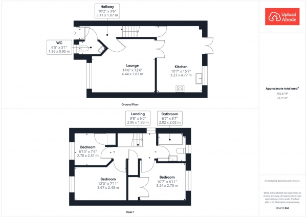 Floor Plan Image for 3 Bedroom Semi-Detached House for Sale in Howe Drive, Blackwood, Lanark