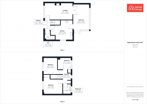 Floor Plan Image for 3 Bedroom Semi-Detached House for Sale in Laburnum Lea, Hamilton