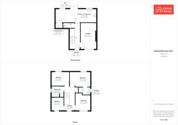 Floor Plan for 4 Bedroom Detached House for Sale in Ravenscliff Road, Motherwell, ML1, 1AE - Offers Over &pound280,000