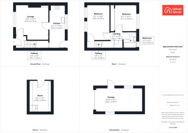 Floor Plan Image for 2 Bedroom End of Terrace House for Sale in Carlowrie Avenue, Blantyre