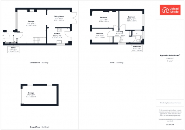 Floor Plan Image for 3 Bedroom Semi-Detached House for Sale in Arran Gardens, Hamilton