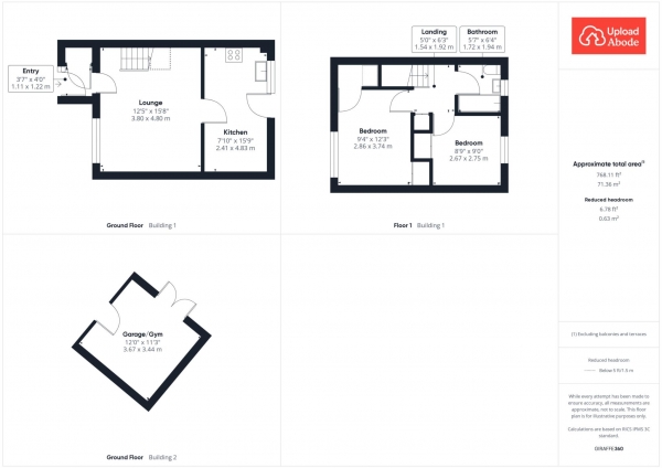 Floor Plan Image for 2 Bedroom Semi-Detached House for Sale in Alba Way, Hamilton