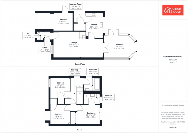 Floor Plan Image for 3 Bedroom Detached House for Sale in Kilpatrick Drive, Lindsayfield. East Kilbride