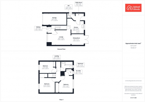 Floor Plan Image for 3 Bedroom Detached House for Sale in Calderglen Avenue, Blantyre