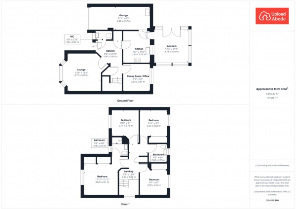 Floor Plan Image for 4 Bedroom Property for Sale in Lochnagar Road, Motherwell