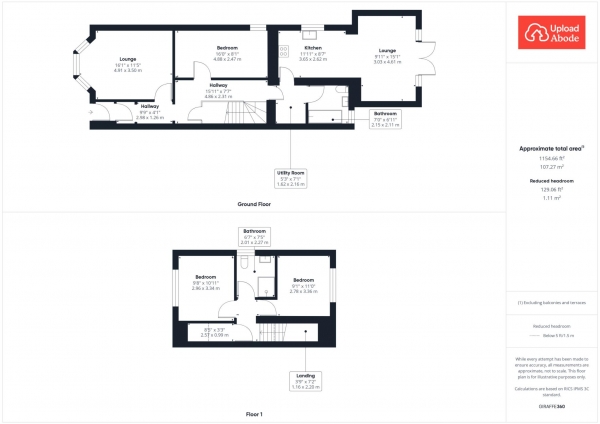 Floor Plan Image for 3 Bedroom Semi-Detached House for Sale in Robert Street, Shotts