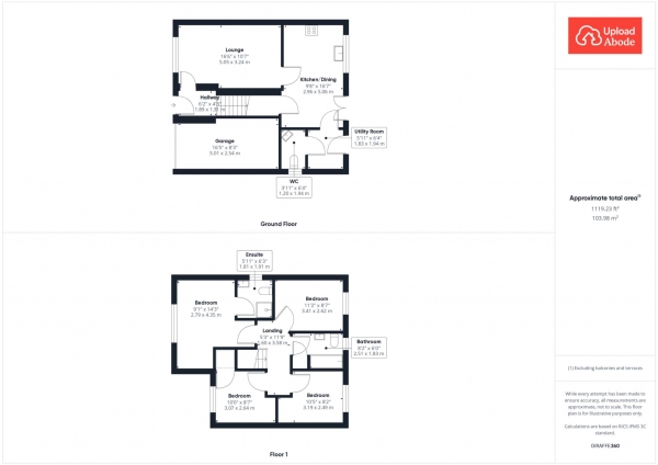 Floor Plan Image for 4 Bedroom Detached House for Sale in Todhills Place, Cumbernauld