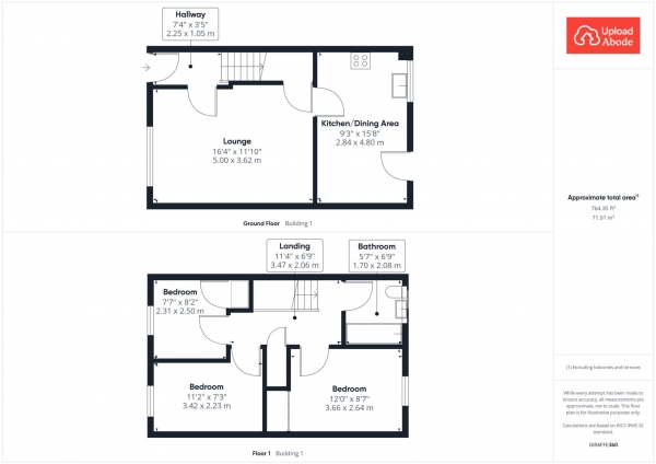 Floor Plan Image for 3 Bedroom Semi-Detached House for Sale in St Andrew`s Way, Coltness, Wishaw