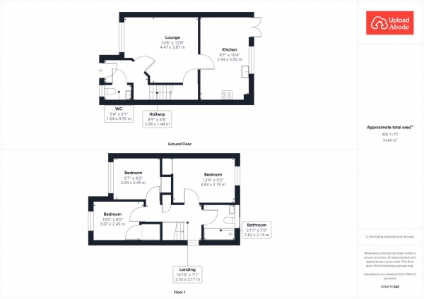 Floor Plan Image for 3 Bedroom Semi-Detached House for Sale in Graham Wynd, East Kilbride