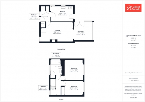 Floor Plan Image for 2 Bedroom Semi-Detached House for Sale in Striven Cresent, Wishaw