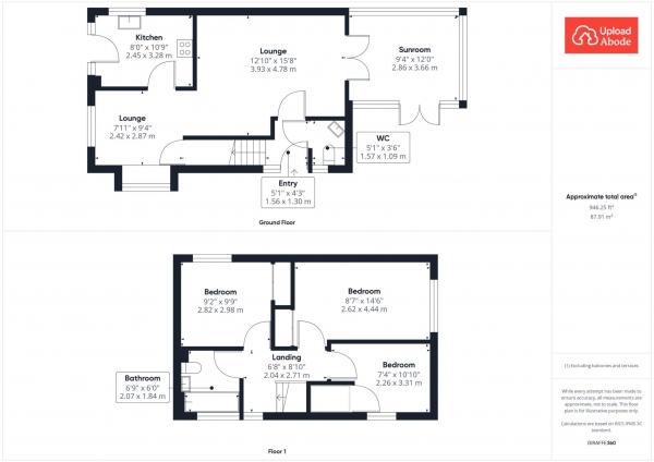 Floor Plan Image for 3 Bedroom Detached House for Sale in Moorcroft Drive, Airdrie