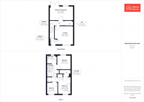 Floor Plan Image for 3 Bedroom Terraced House for Sale in Tyndrum Crescent, Hamilton