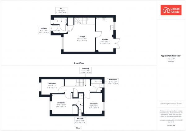 Floor Plan Image for 3 Bedroom Semi-Detached House for Sale in Darleesrig Gardens, Hamilton