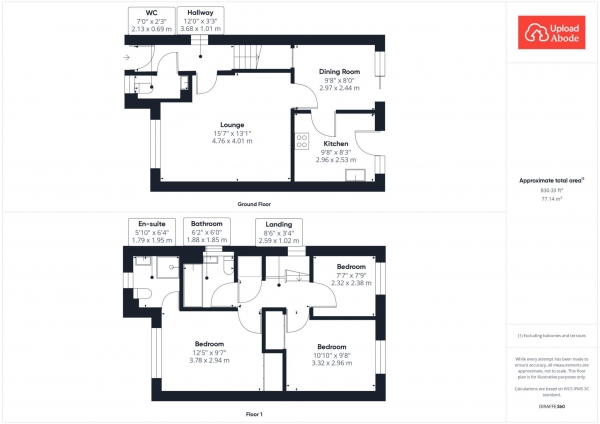 Floor Plan Image for 3 Bedroom Semi-Detached House for Sale in Meigle Road, Cairnhill, Airdrie