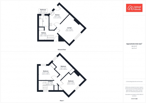 Floor Plan Image for 3 Bedroom Terraced House for Sale in Morar Crescent, Airdrie