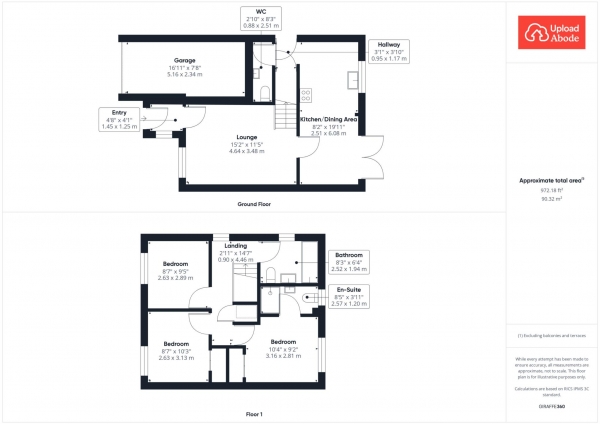 Floor Plan Image for 3 Bedroom Semi-Detached House for Sale in Wishart Lane, Law, Carluke