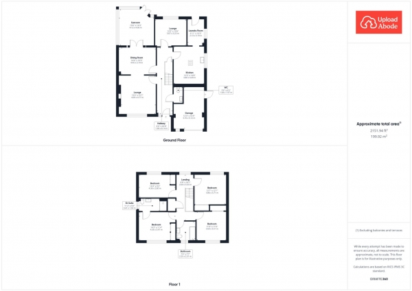 Floor Plan Image for 5 Bedroom Detached House for Sale in Dykehead Crescent, Airdrie